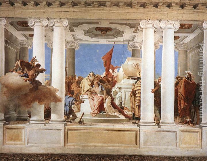 The Sacrifice of Iphigenia painting - Giovanni Battista Tiepolo The Sacrifice of Iphigenia art painting